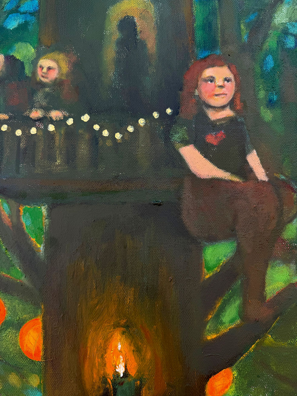 Thumbnail: "Safe Passage" Original oil painting 48x60"