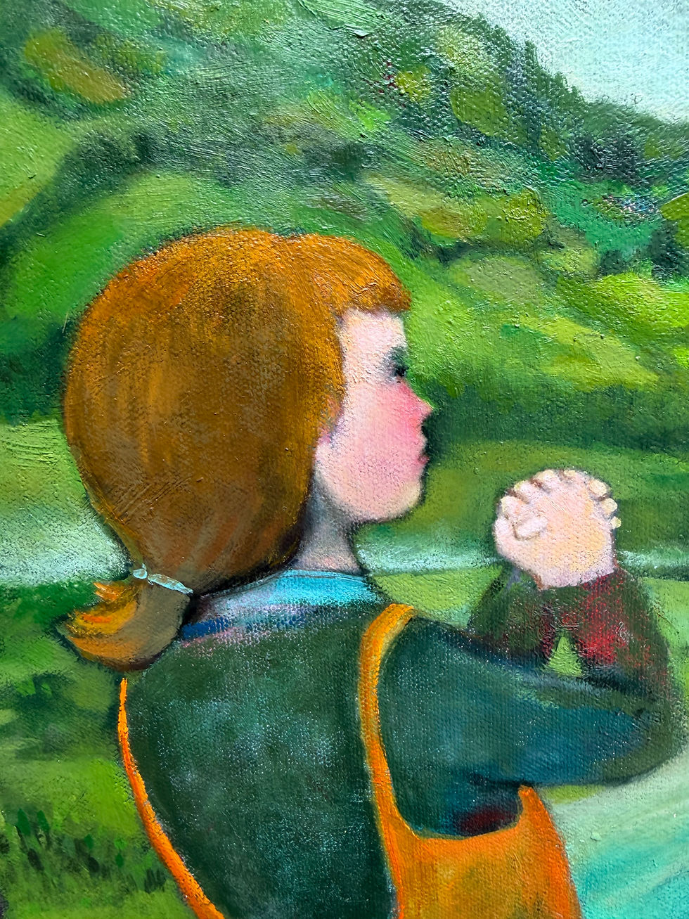 Thumbnail: "The Surface Seeking Sea King" original oil painting 36x48"