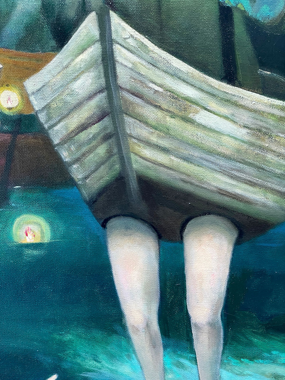 Thumbnail: "By Water By Land to Just Take Your Hand" Limited Edition Art Print 16x20"