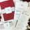 Thumbnail: Silver & Scarlet Winter Wedding Invitation Set