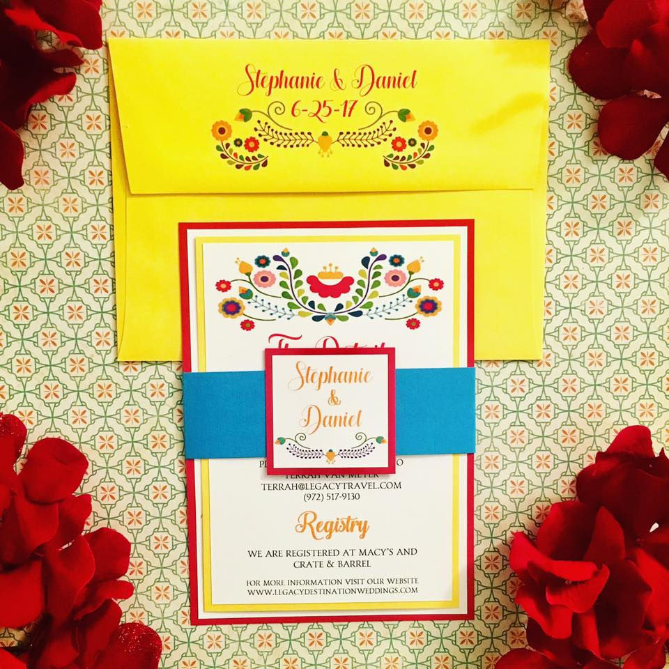 Thumbnail: Fiesta Wedding Invitation Set