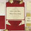 Thumbnail: Scarlet & Gold Wedding Invitation Set
