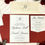 Thumbnail: Silver & Scarlet Winter Wedding Invitation Set