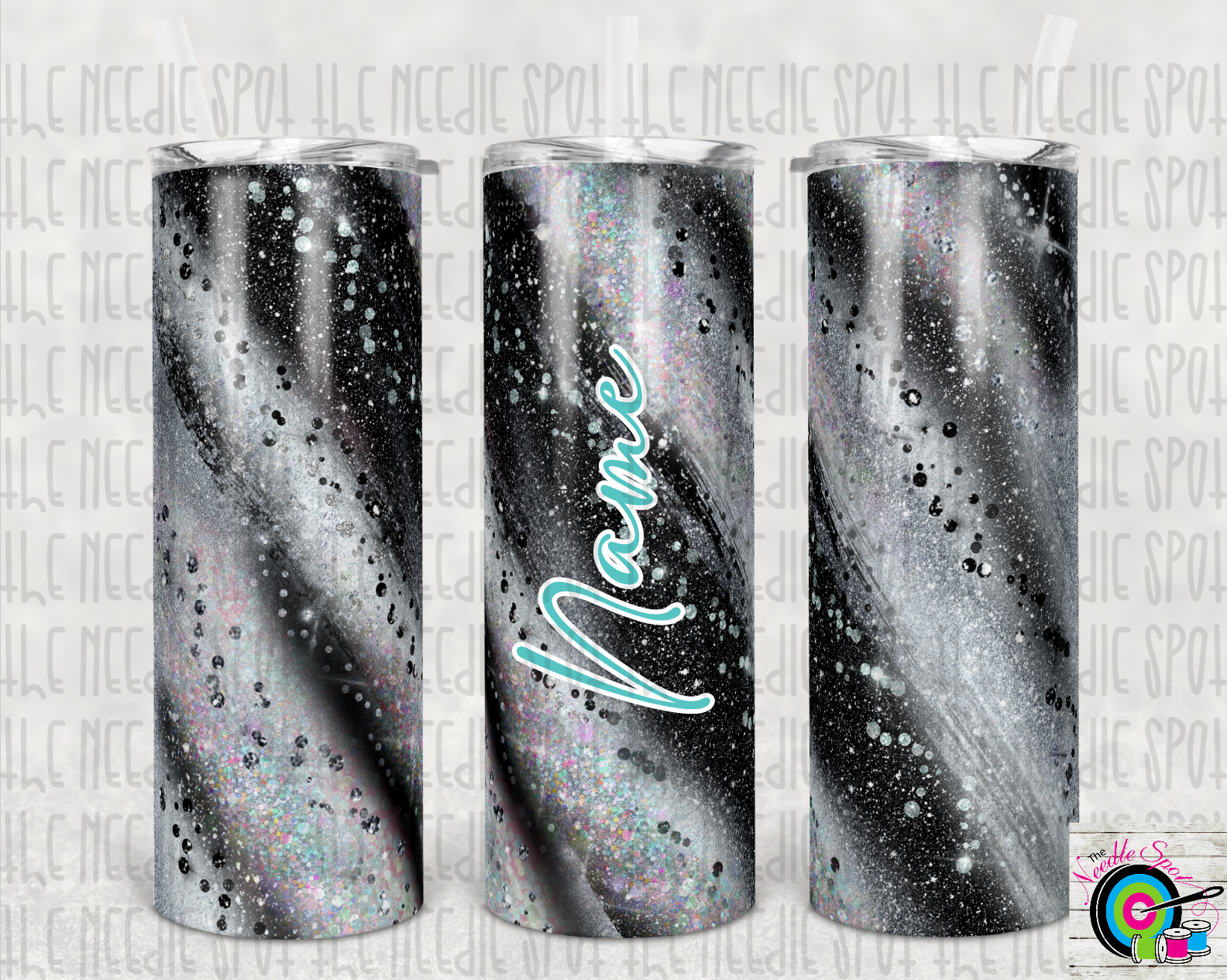 Milkyway Gray Black White Tumbler