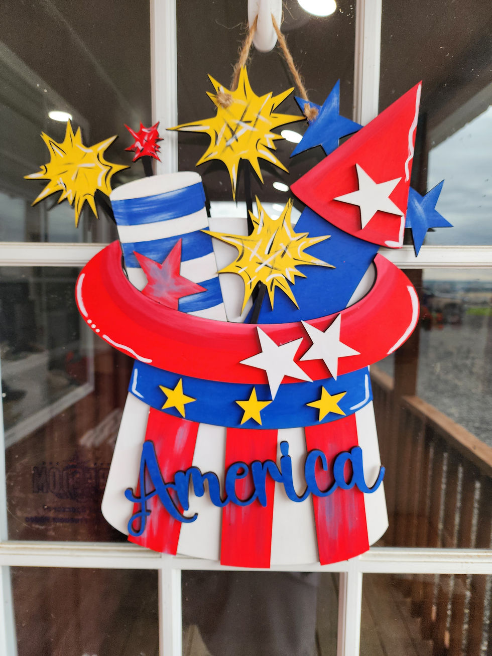 Thumbnail: July 4th Door Hanger Workshop - June 8th Pasco Eagles
