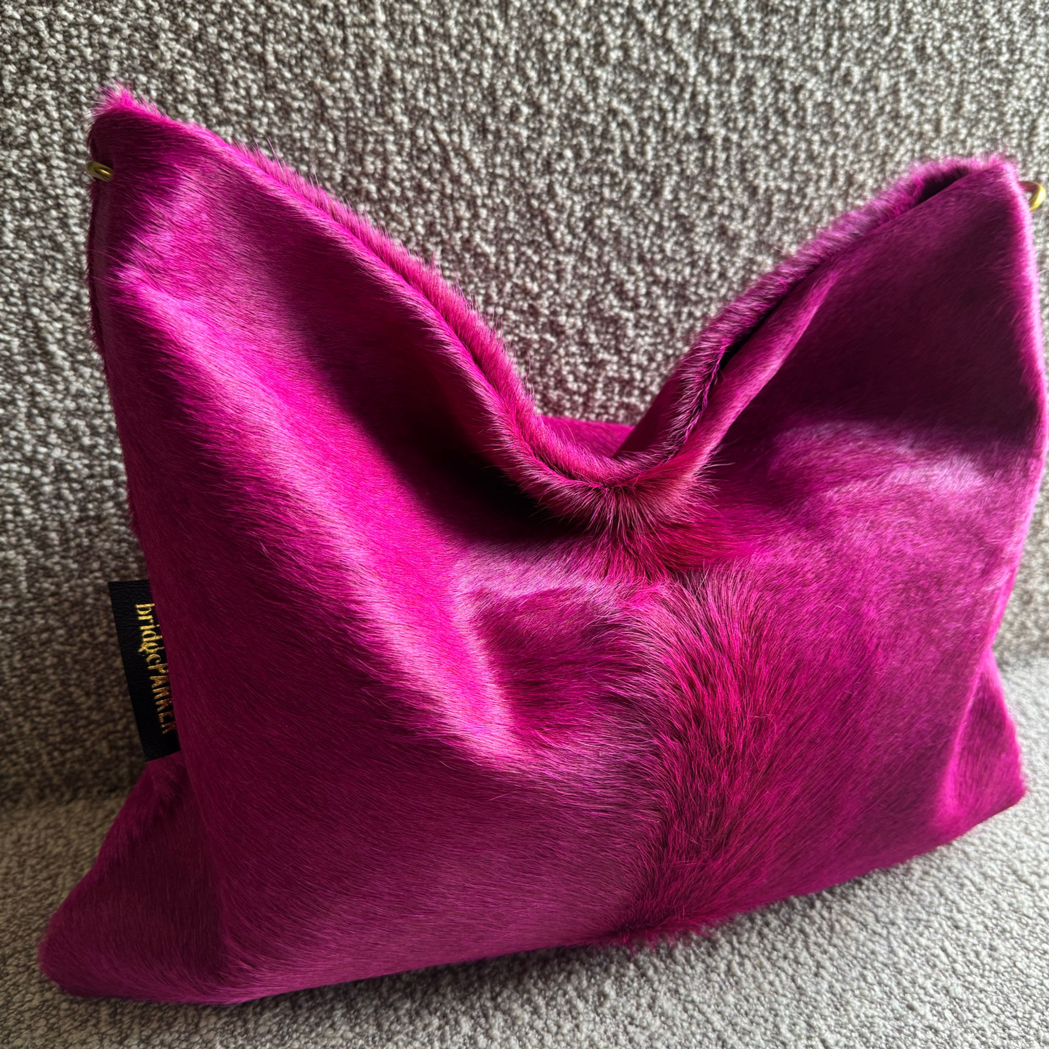 Terry Clutch (Hot Pink)