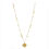 Thumbnail: Santorini Long Gold Plated Necklace
