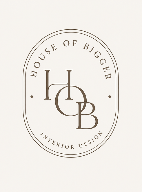 house of bigger interior design logo