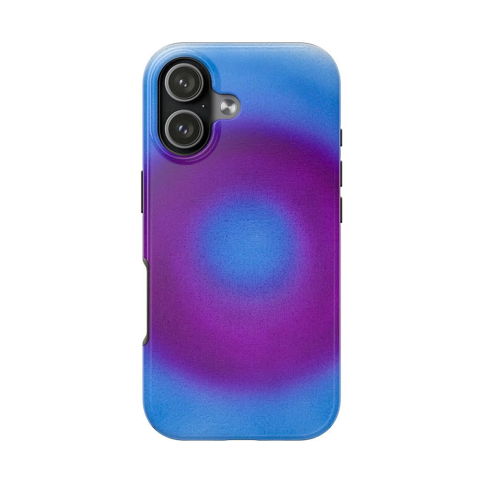 Thumbnail: "grape soda" aura airbrush iPhone case