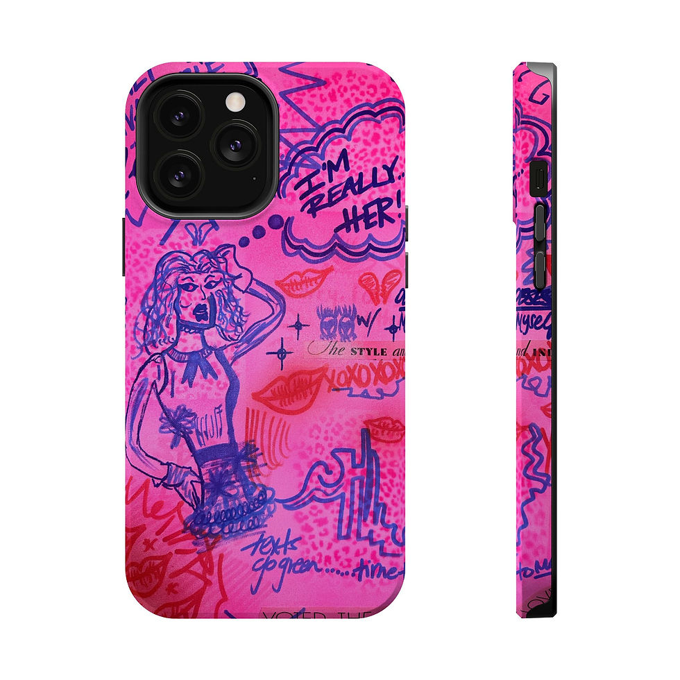 Thumbnail: MagSafe "really HER" airbrush iPhone case 