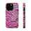 Thumbnail: MagSafe "glitter zebra" airbrush iPhone case 