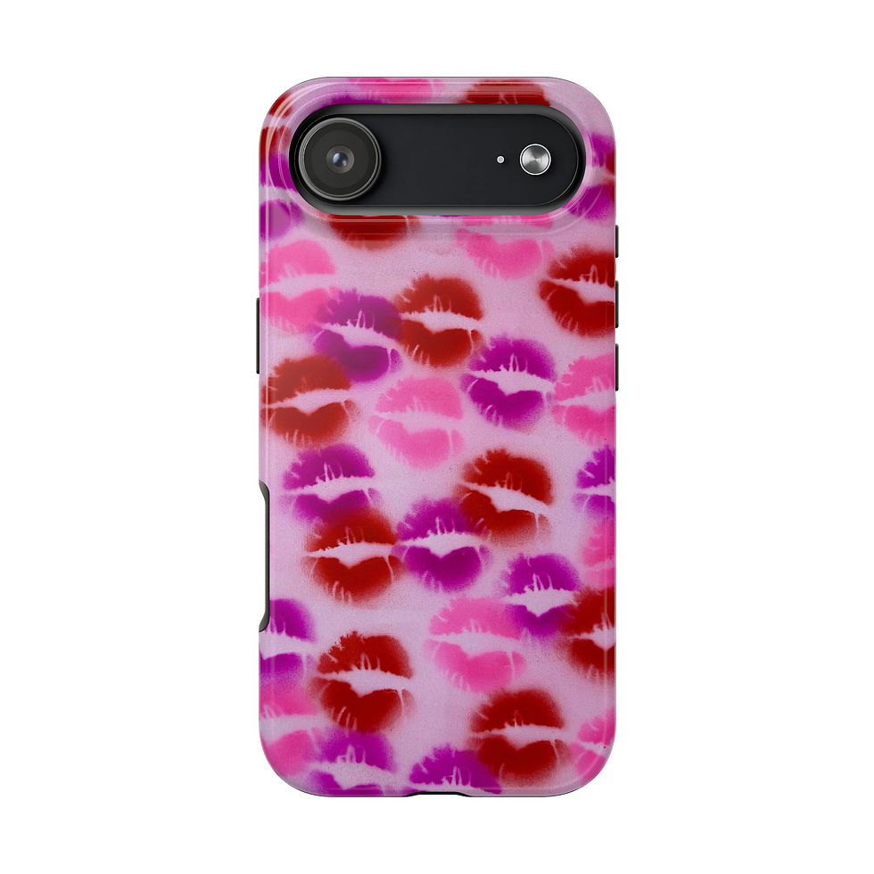 Thumbnail: "mwah" airbrush iPhone case