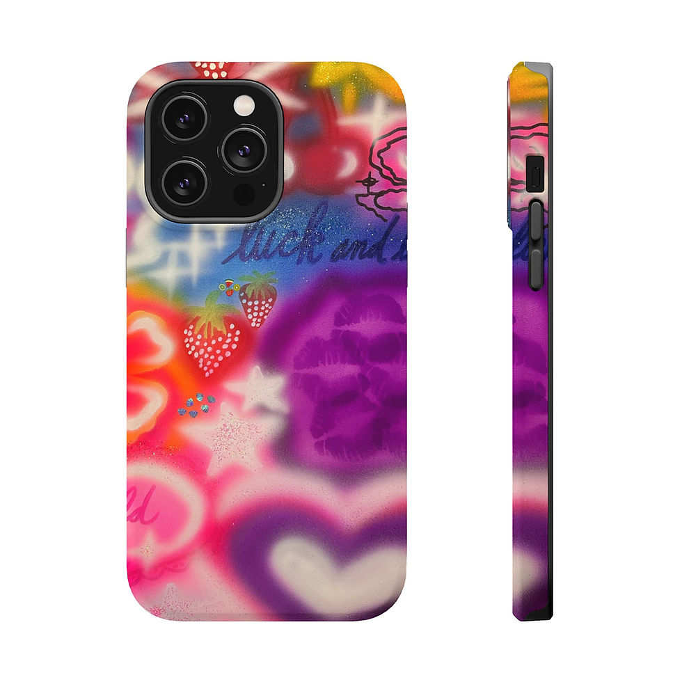 Thumbnail: MagSafe "luck & luv pt. 2" airbrush iPhone case 