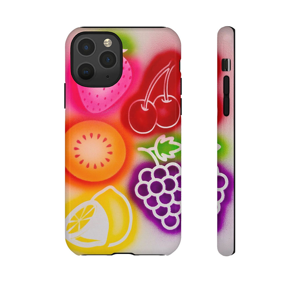 Thumbnail: "berry sweet" airbrush iPhone case