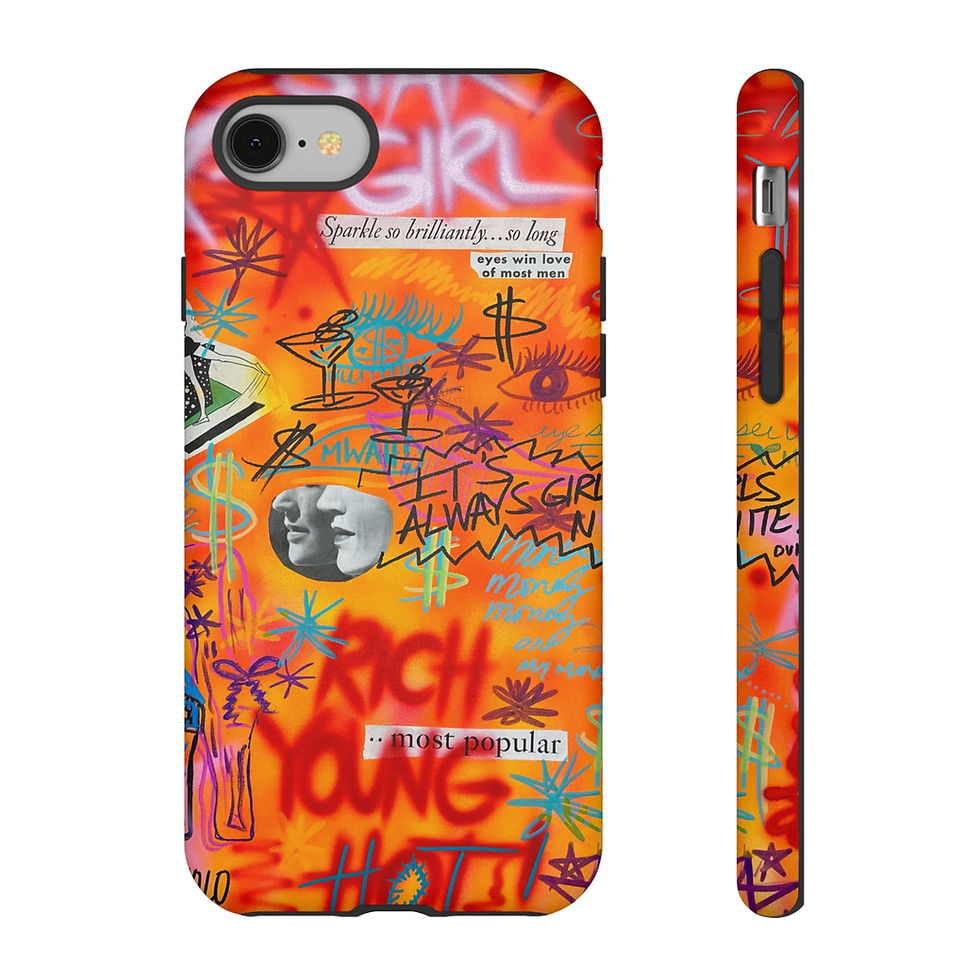 Thumbnail: "rich, young, hot" airbrush iPhone case