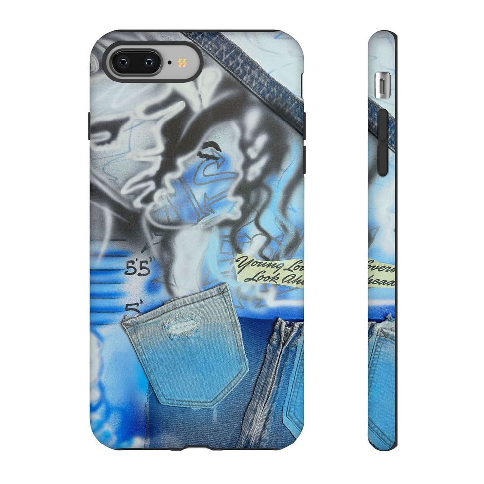 Thumbnail: "young lovers" airbrush iPhone case