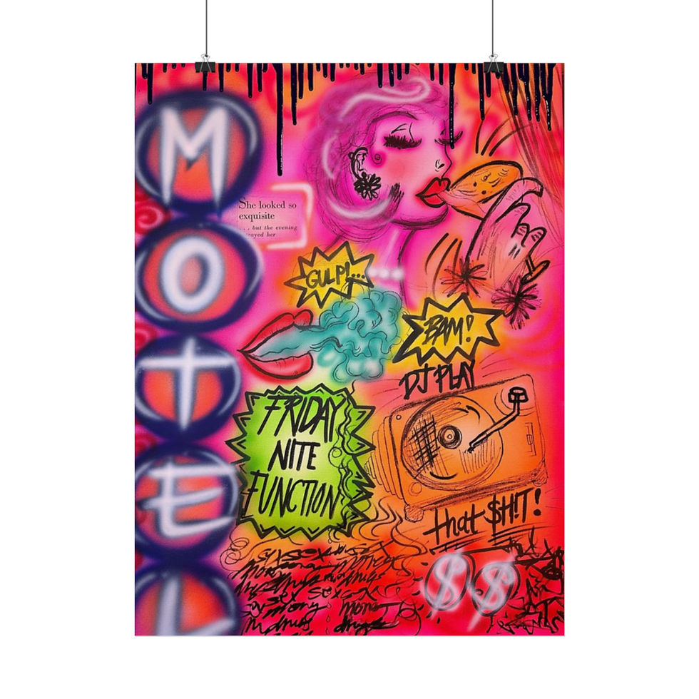Thumbnail: "vegas ventures" airbrush rolled print