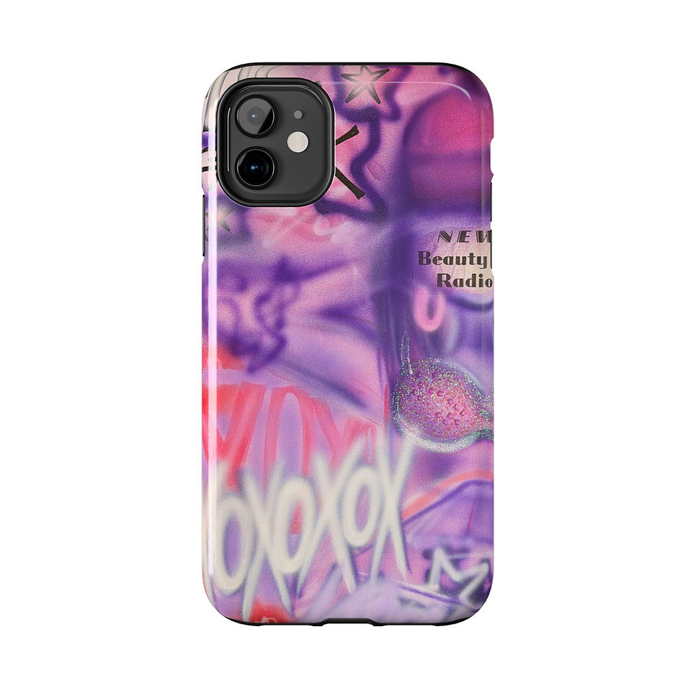 Thumbnail: "mic check" airbrush iPhone case