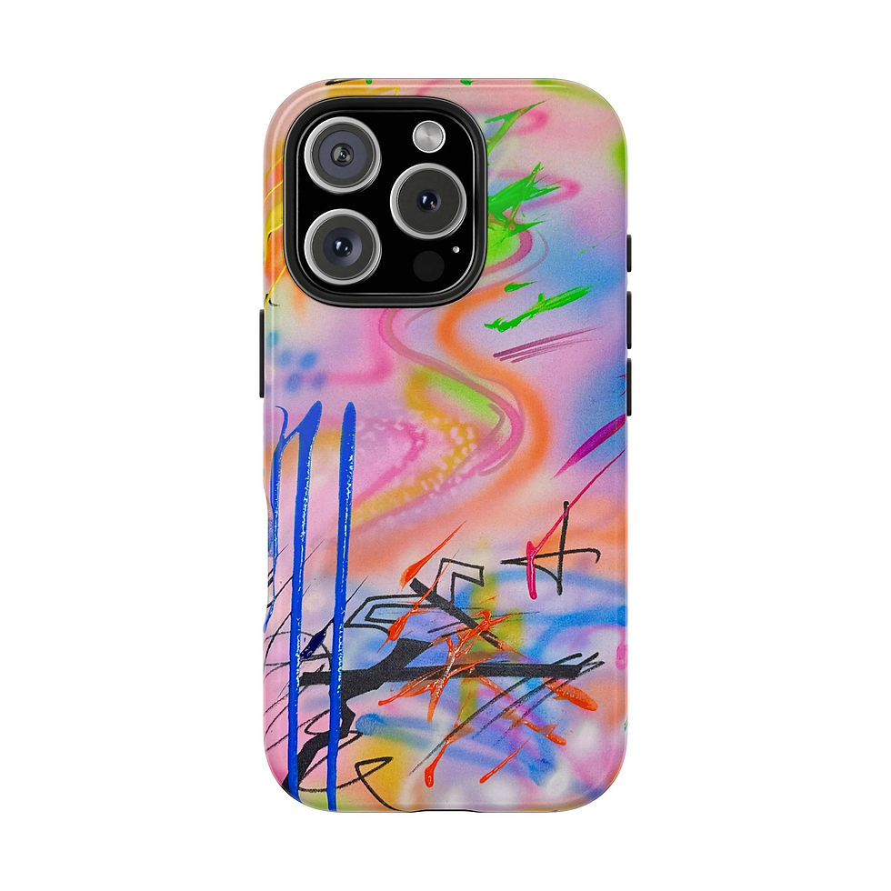 Thumbnail: "neon haze" airbrush iPhone case