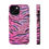 Thumbnail: MagSafe "glitter zebra" airbrush iPhone case 