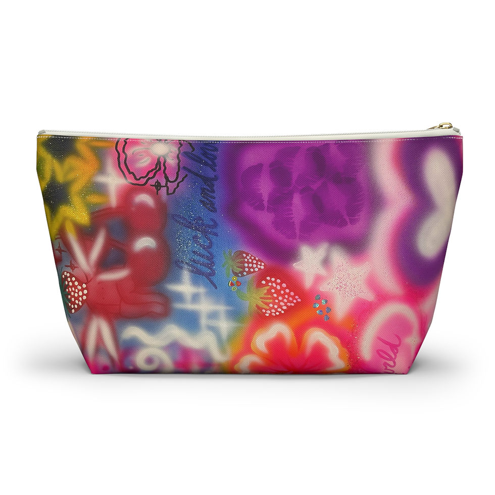 Thumbnail: "luck & luv" airbrush makeup pouch