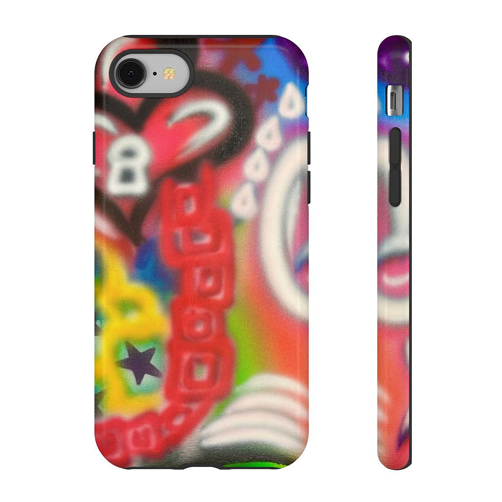 Thumbnail: "lock it in, lover airbrush iPhone case