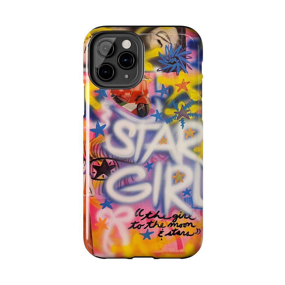 Thumbnail: "STARGIRL" airbrush iPhone case