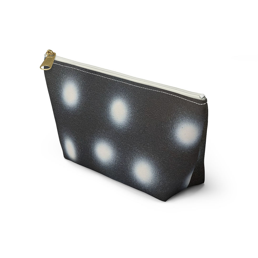 Thumbnail: "coconut noir polka dot" airbrush makeup pouch