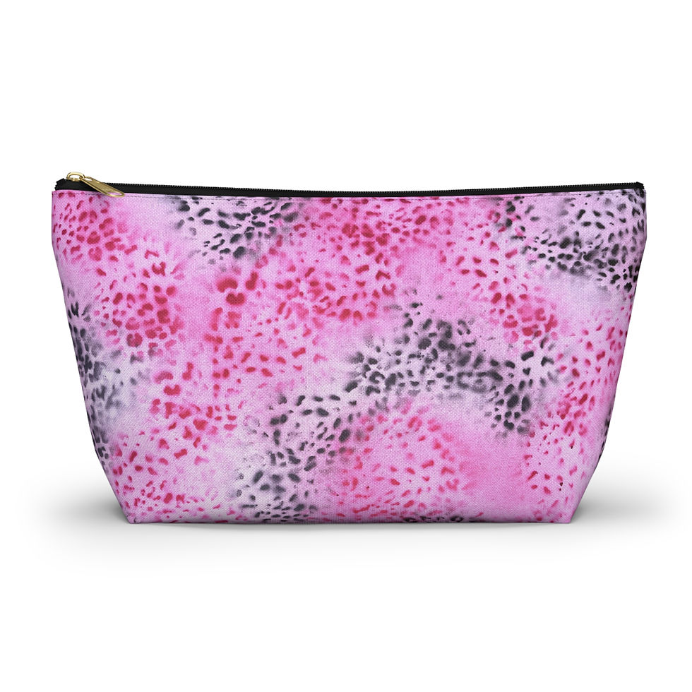 Thumbnail: "pink cheetah pt. 2" airbrush makeup pouch