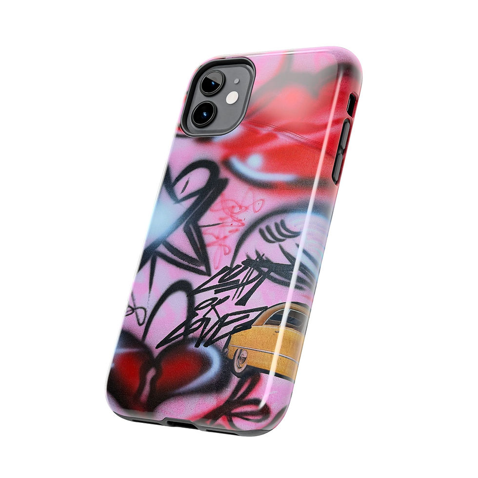 Thumbnail: "lust or love" airbrush iPhone case
