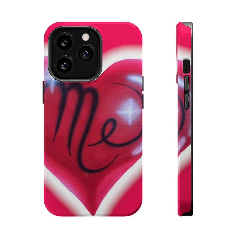 Thumbnail: MagSafe "i <3 me" airbrush iPhone case 