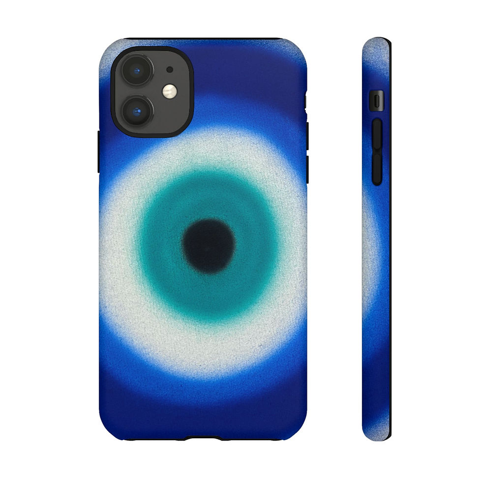 "evil eye" airbrush iPhone case