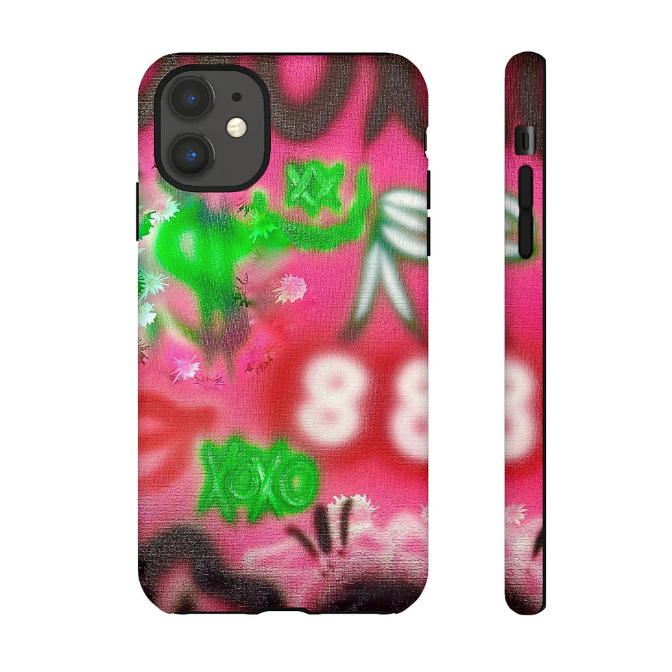 "electr!c dreamz" airbrush iPhone case