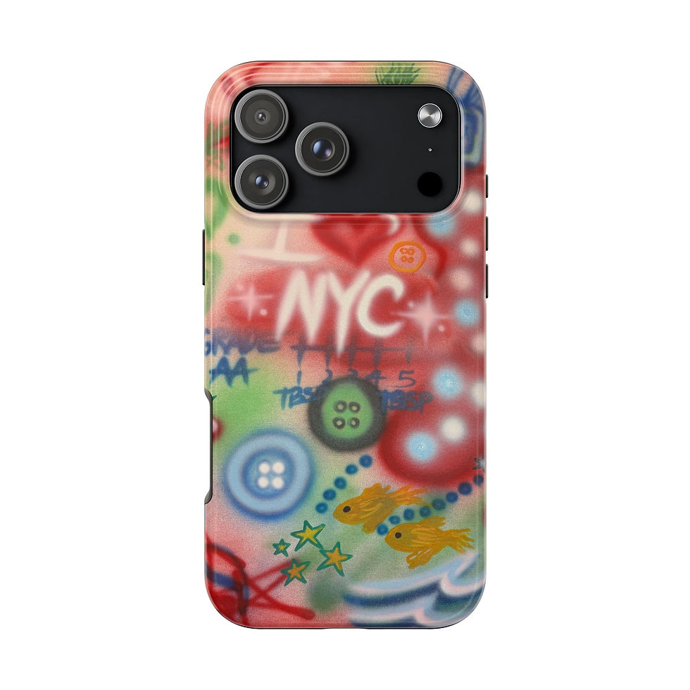 Thumbnail: "i <3 NYC" airbrush iPhone case