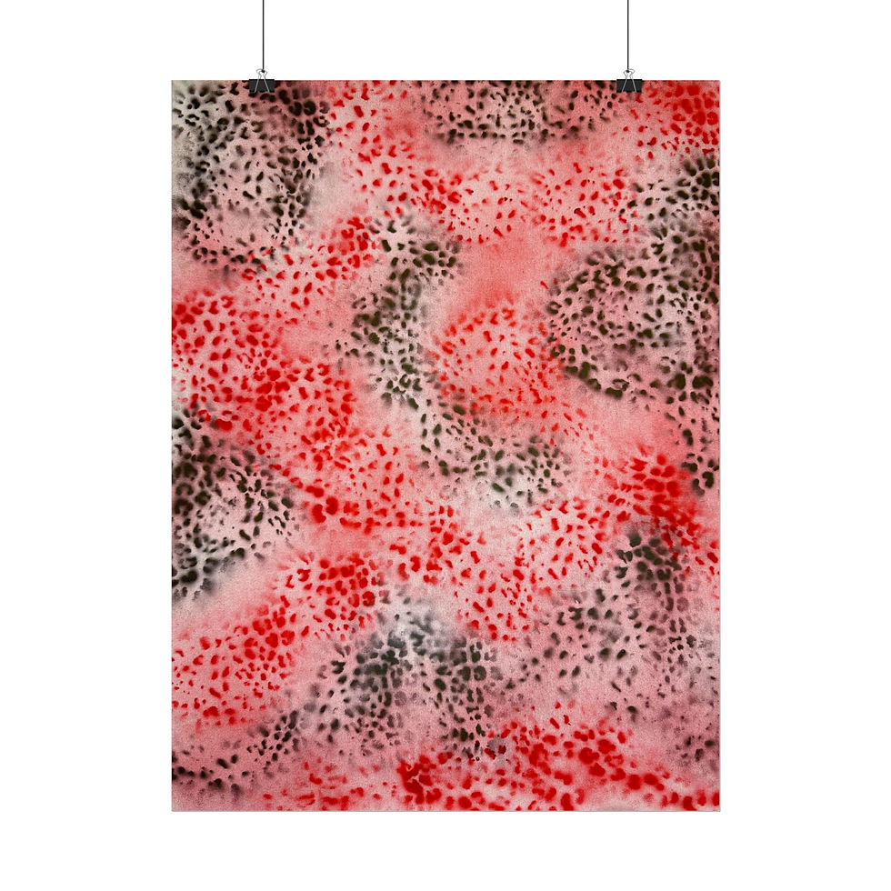 Thumbnail: "red cheetah" airbrush rolled print