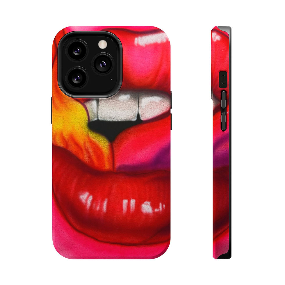 Thumbnail: MagSafe "flaming lips pt. 2" airbrush iPhone case 