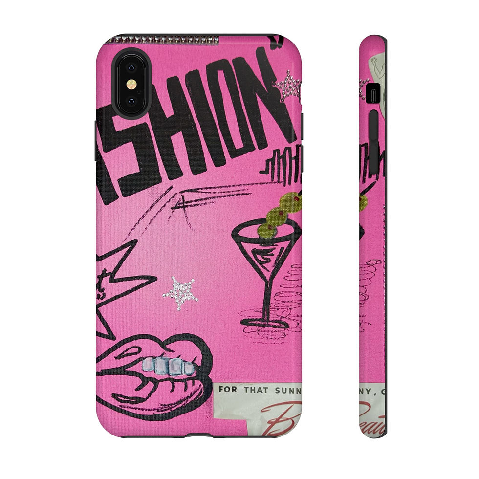 Thumbnail: "high fashion" airbrush iPhone case