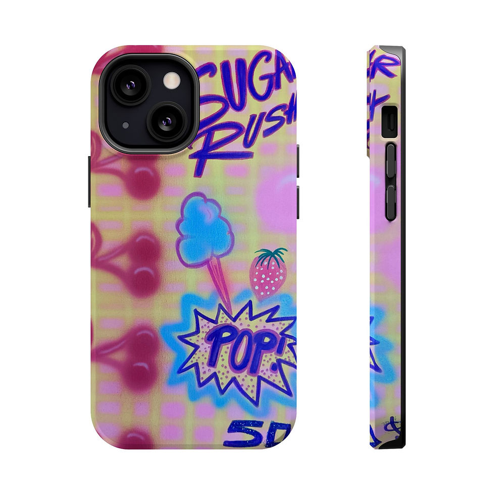 Thumbnail: MagSafe "sugar rush" airbrush iPhone case 