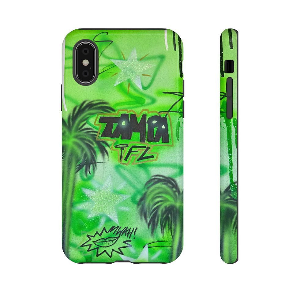 Thumbnail: "tampa, fl" airbrush iPhone case