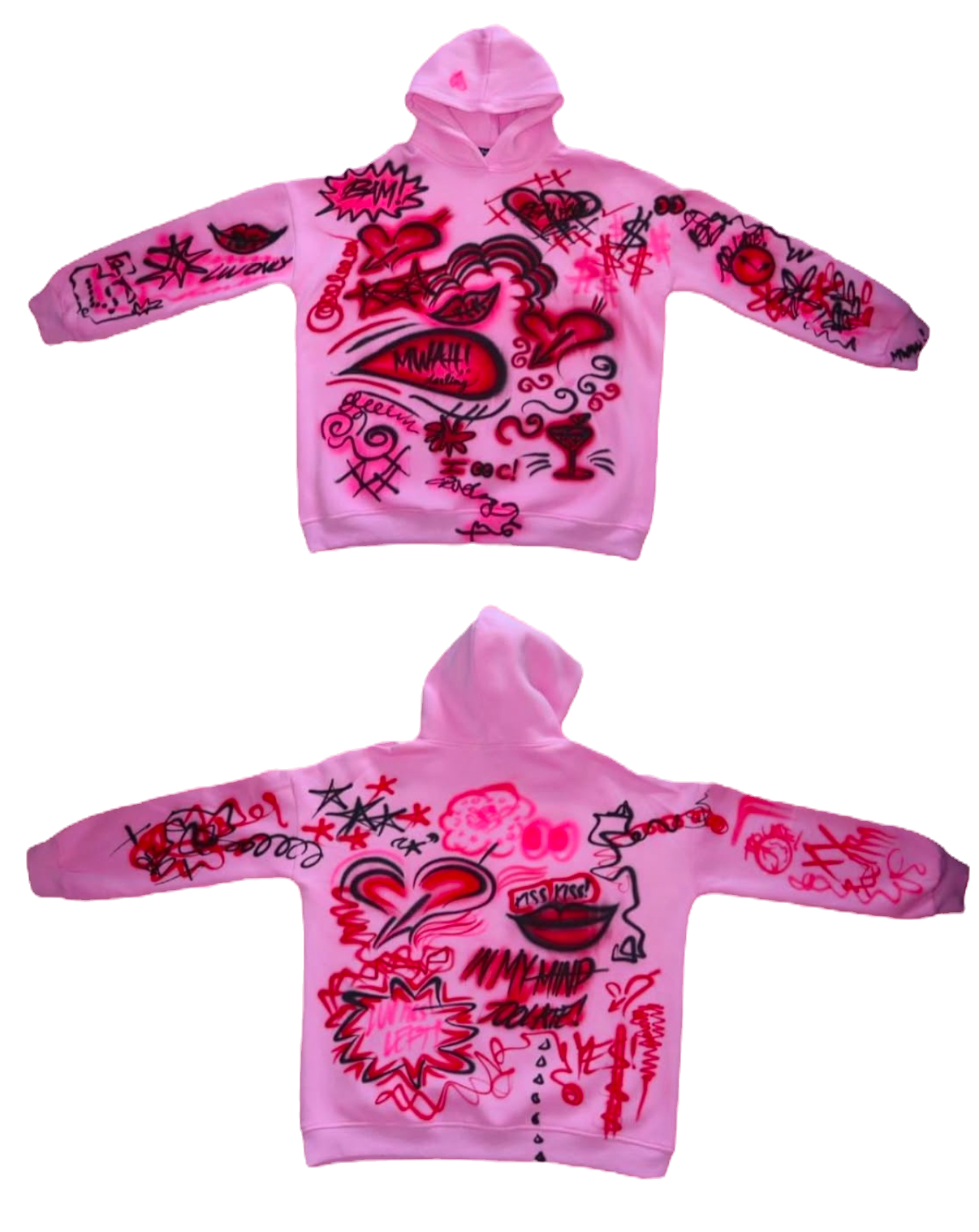 custom airbrush hoodie