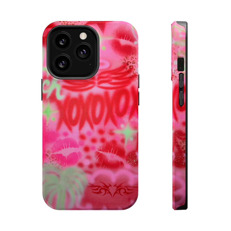 Thumbnail: MagSafe "love sick" airbrush iPhone case 