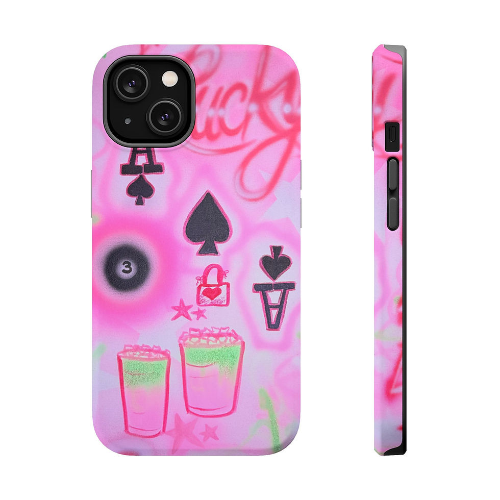 Thumbnail: MagSafe "lucky ace" airbrush iPhone case 