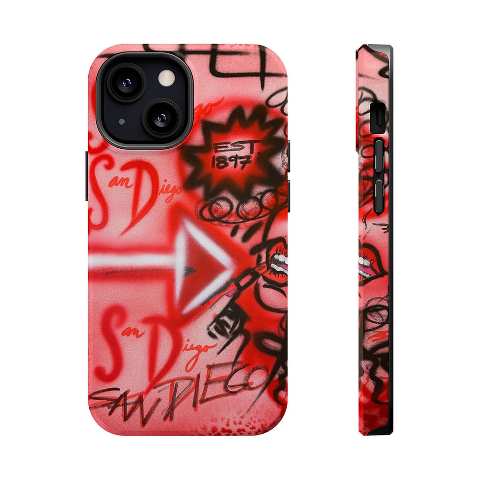 Thumbnail: MagSafe "san diego" airbrush iPhone case 