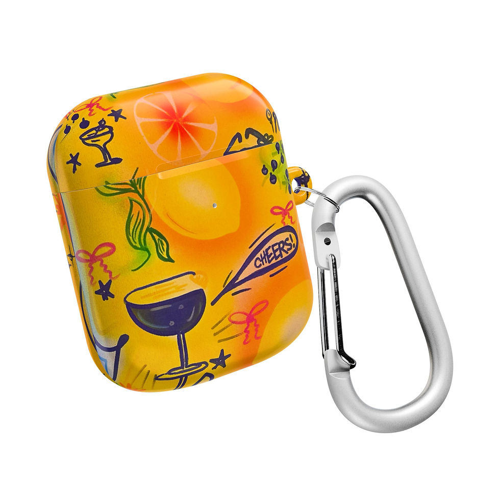 Thumbnail: "citrus coastline" airbrush airpod cases