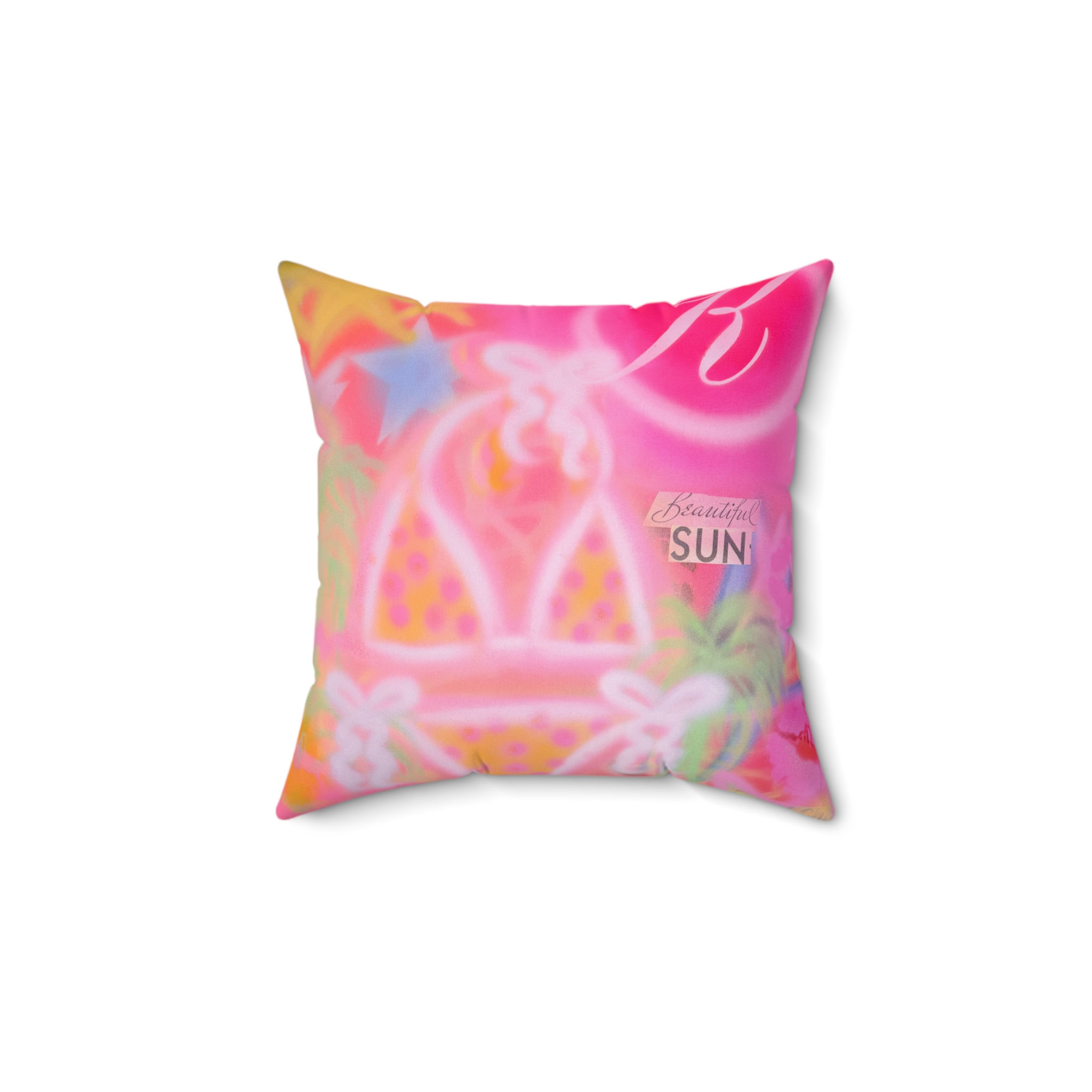 "camair x kaete" airbrush pillow