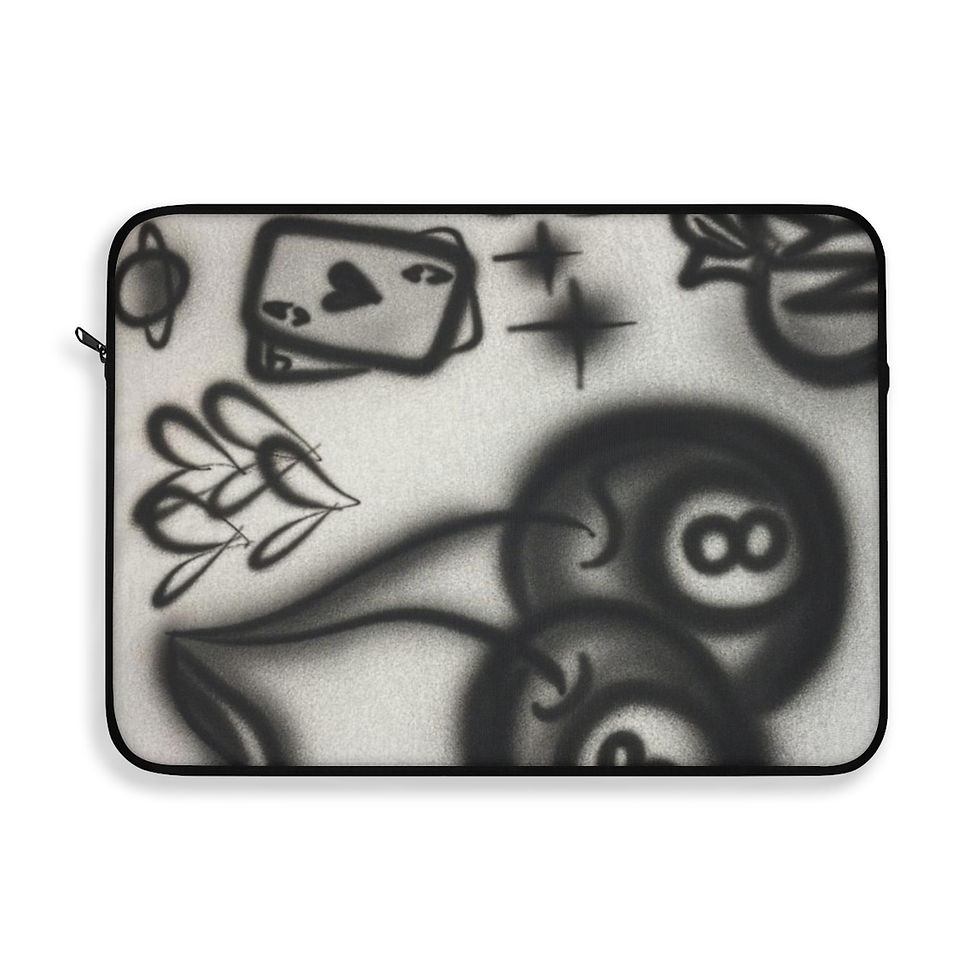Thumbnail: "hidden ace" airbrush laptop sleeve