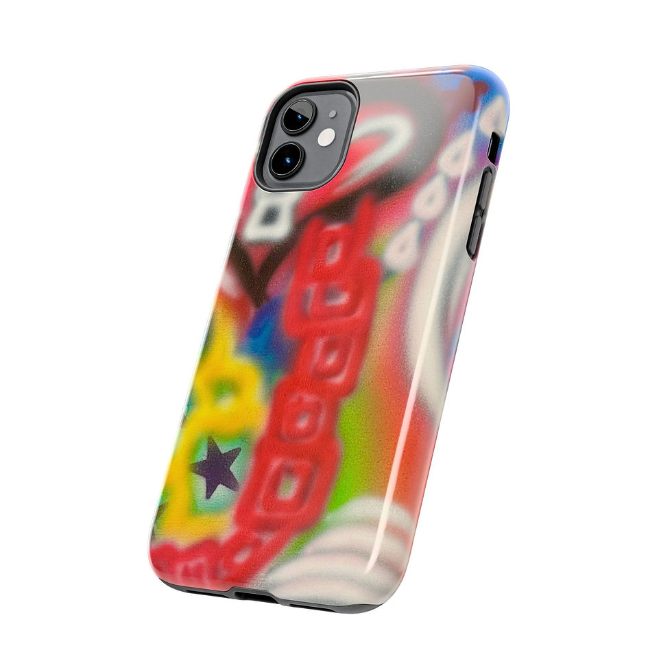 Thumbnail: "lock it in, lover" airbrush iPhone case
