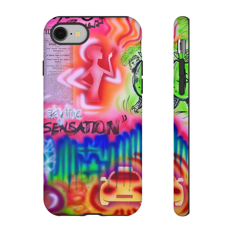 Thumbnail: "skyline sensation" airbrush iPhone case