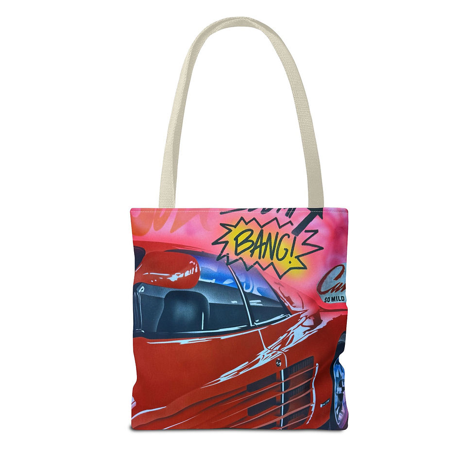 Thumbnail: "miami momentos" airbrush tote bag