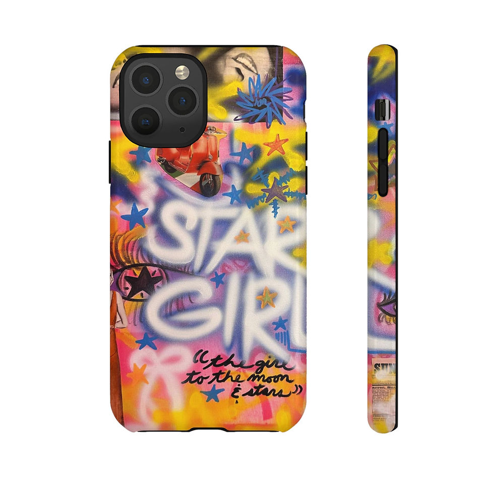 Thumbnail: "STARGIRL" airbrush iPhone case
